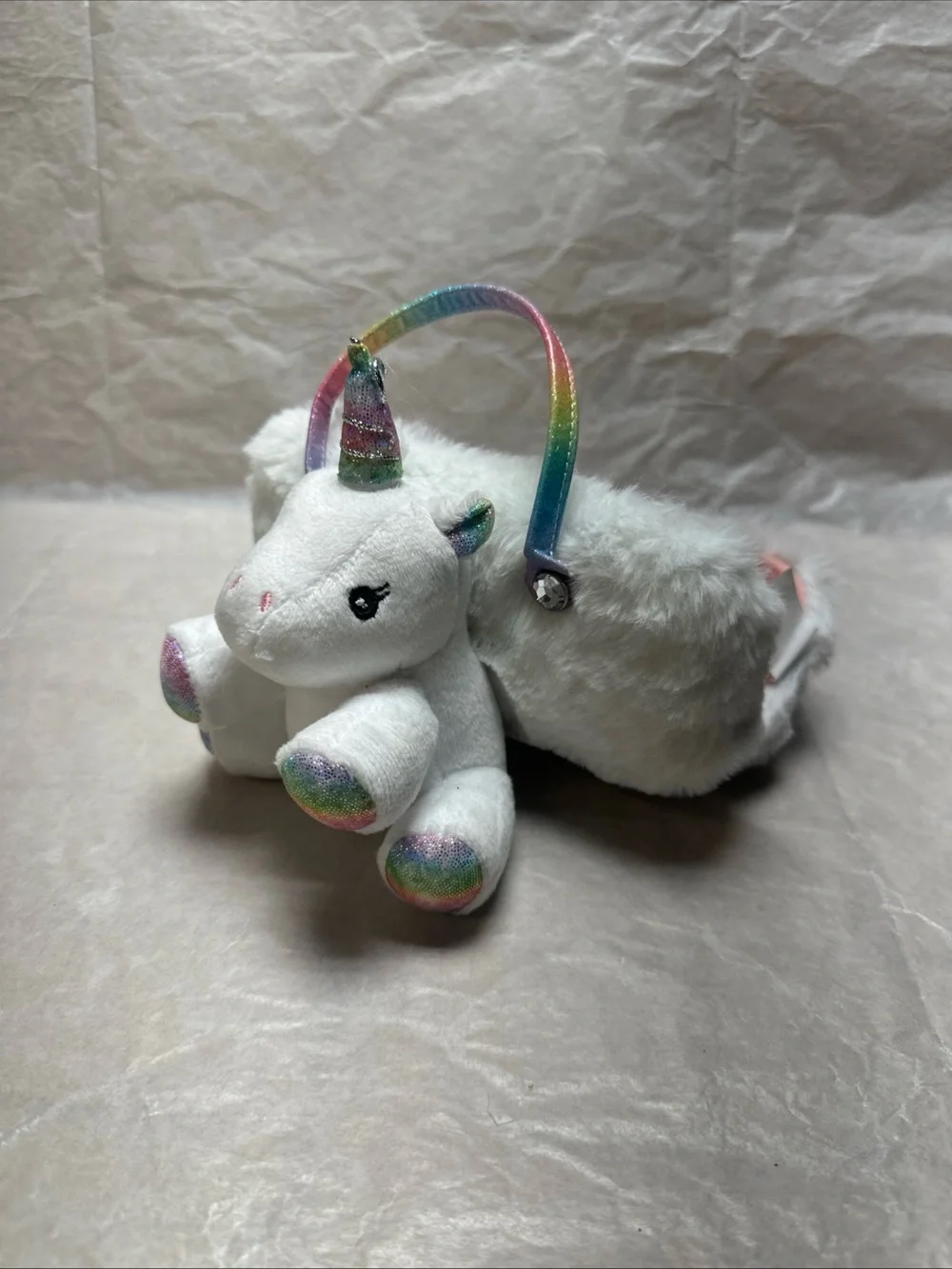 The Children’s Place Girls Unicorn Faux Fur Handbag